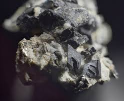 Overview, looking southwest, to 8750 pit with drill setting an explosive charge to remove overburden and. Bismuth Mineral Information Data And Localities
