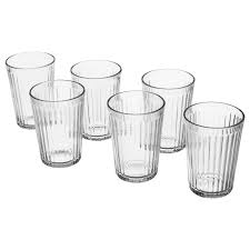 Vardagen Glass Clear Glass Volume 7 Oz Package Quantity 6 Pack Ikea In 2020 Glass Glassware Ikea Vardagen
