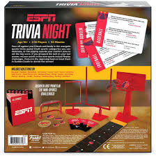 Trivia categories spanning over 20 different topics · geography · people · general · pub · movies · current events · animals. Funko Sg Espn Trivia Night Amazon Com Mx Juguetes Y Juegos