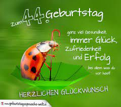 44 Geburtstag Karte Herzlichen Gluckwunsch Geburtstagsspruche Welt