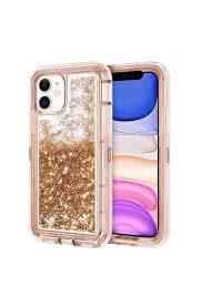 Iphone 11 pro max shockproof bumper case. Salelink Iphone 12 Pro Max Case Tough Rose Gold Pink Shokproof Glitter Liquid Sand Salelink Online Themarket New Zealand