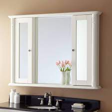 Is your bathroom countertop too cluttered. White Medicine Cabinet