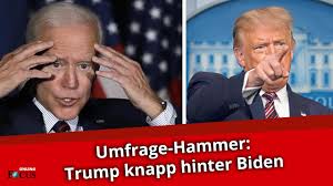 Damit endet die amtszeit trumps nach vier jahren und joe biden. Donald Trump Aktuell Knapp Hinter Joe Biden Umfrage Hammer Zur Wahl In Den Usa Ratgeber25 De