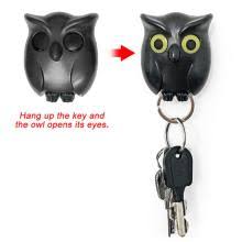 Authorized magnetic door holder supplier. 1 Pcs Wall Hanging Key Holder Night Owl Magnetic Abs Door Hanger Key Hook Storage Rack Home Decorative Keychain Organizer Buy Cheap In An Online Store With Delivery Price Comparison Specifications