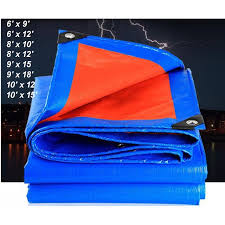 70gsm 3mil 10x8 yard waterproof hdpe tar. Pe Tarpaulin Canvas Sheet Blue Orange Lorry Canvas Shopee Malaysia