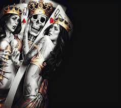39 king tattoos ranked in order of popularity and relevancy. Card Gangster King And Queen Tattoos Novocom Top