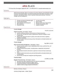 Templates crafted specifically for accounting & finance. Accounting And Finance Manager Cv Template Cv Samples Examples