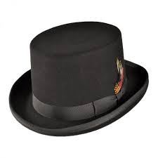 Jaxon Hats Victorian Wool Felt Top Hat Top Hats Jaxon Hats Black Top Hat Top Hat