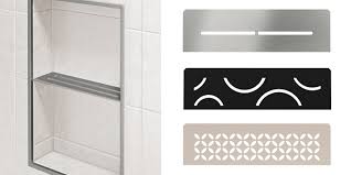 Polička v elegantním style designu poskytne praktickou odkládací plochu všude tam, kde se má pokládat obklad nebo kde již obklad existuje. The Schluter Shelf Schluter Com