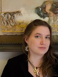 Western Spirit Artist Larry Tucci will be one of our extended quick draw  artists. The pieces in the show are acrylic, but he will create a drawing  from a blank canvas on