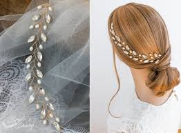 Wedding hair vines for short hair. Bridal Hairpiece Short Hair Vine Wedding Hair Accessories Etsy