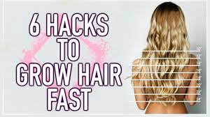 If you brush your hair 100 strokes a day that will make your hair healthier. 6 Hacks To Grow Long Hair Fast Hair Growing Hacks Youtube