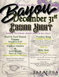 I have so much fun picking. New Year S Eve Down On The Bayou Surf Turf Dinner And Casino Night