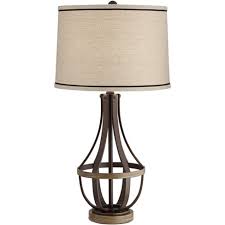 We did not find results for: Franklin Iron Works Industrial Farmhouse Table Lamp Oil Rubbed Bronze Light Wood Cage Burlap Linen Drum Shade Living Room Bedroom Target