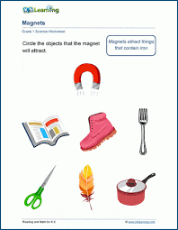 Worksheets and answer sheets x 2. Magnets Worksheets K5 Learning