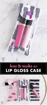 How to Make A Lip Gloss Pouch