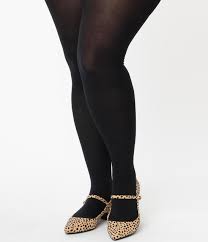 Make a product purchase on www.spanx.com and receive free standard shipping within the 50 united states and the district of columbia. Plus Size Black Nylon Opaque Tights Unique Vintage