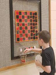Make learning fun with magnets! Diy Party Mom Extra Large Magnetic Checkers Board Game