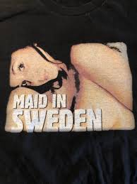 Maid in Sweden tee shirt size large L (42-44) | Mercari