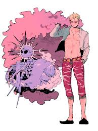 The string string fruit, also known as ito ito no mi, is a paramecia type of devil fruit that was eaten by the captain. One Piece Doflamingo Rosinante Manga Anime One Piece One Piece Comic One Piece Pictures