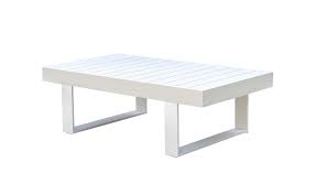 Coffee table patio side outdoor cast aluminum backyard furniture 21x 42 inch. Manly Aluminium Outdoor Coffee Table White Furnitureokay