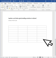 Weil das alles im excel viel leichter ist habe sie wird nur vermutlich über mehrere seiten gehen oder sehr klein sein. Tabellen Zeilen Und Spalten Gleichmassig In Der Breite Und Hohe Anpassen Im Word Formatierung Funktion Kontextmenu Tabelle Word Windows Faq