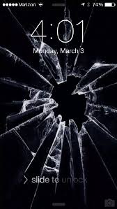 Guy leaning on a big smartphone with cracked screen and bandage and pointing above. How To Obtain A Cracked Screen Wallpaper For An Iphone Quora
