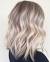 Shoulder Length Blonde Balayage Medium Length Straight Hair