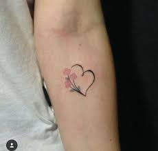 What does a heart tattoo on the shoulder mean? Heart Tattoo Tattoos For Daughters Foot Tattoos Simple Tattoos
