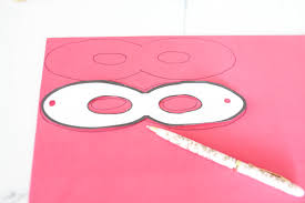 You will need a pdf reader to view these files. Superhero Mask Template Tutorial Paisley Sparrow
