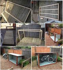 Diy Fahrradschuppen Fahrradschuppen
