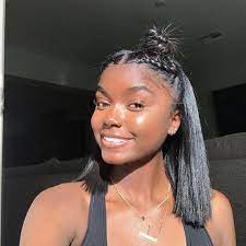 All Natural Hair Straightener Cute Straightened Hairstyles How To Make Hair Dry Straig Straightening Natural Hair Natural Straight Hair Natural Hair Styles
