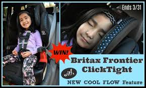 Win A Britax Cool Flow Frontier Clicktight Car Seat Us Ends 3 31 Britax Frontier Britax Best Car Seats
