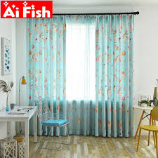 Korean Children S Cartoon Unicorn Pony Bedroom Half Light Curtain Digital Printing Boy Girl Curtains For Living Room Ap114 40 Curtains Aliexpress