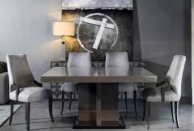 This contemporary wood veneer table is great value for money. Luxury Dining Room Sets