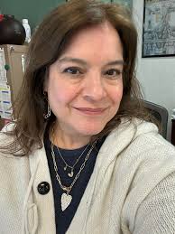 Lora necklace with denim heart charm