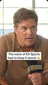 He couldn't tell anyone he was the EA Sports voice guy 🤯 #gaming #easports  #fifa #madden