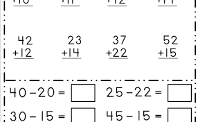We spend a lot of time. 1st Grade Math Adding And Subtracting Tens Cute766