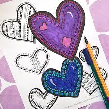 Coloring pages aren't just for kids anymore. Heart Coloring Page A Free Printable Coloring Page For Adults