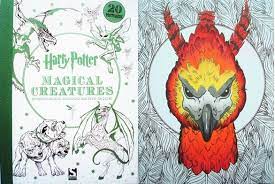Are there any magical creatures in harry potter? Harry Potter Magical Creatures Postcard Colouring Book A Review Colouring In The Midst Of Madness