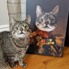 Sure, a painting of a picture is cool, but putting your picture into a painting is even cooler. This Company Can Turn A Pet Into A Royal Portrait And Here Are 30 Of The Best Ones Bored Panda