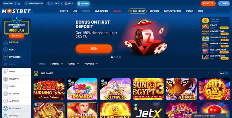 Mostbet casino: Mostbet Казиносы және Ойындары