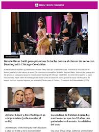 Univision chicago hires tampa bay reporter. Univision Natalie Perez Bailo Para Promover La Lucha Contra El Cancer De Seno Con Dancing With Chicago Celebrities Milled