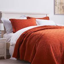 Ships free orders over $39. Amazon Com Sunstyle Home Quilt Set Rust Lightweight King Bedspread Coverlet Set Cloud Pattern Burnt Orange Home Kitchen