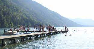 Der naturpark weissensee im südwesten kärntens ist ein spielplatz der natur. Bergfex Badesee Strandbad Stockenboi Weissensee Naturbadesee See Baden Schwimmen