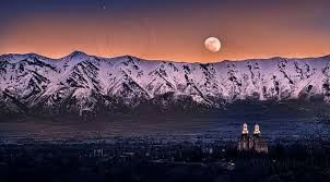 We provide products to enhance your property value. Logan Utah Cache Valley Winter Night Cache Valley Utah Utah Landscape Photo
