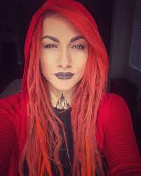 The Color Of My Dreams Is Red Red Silentmovie Infected Lenascissorhands Lena Scissorhands Media Phot Girls With Red Hair Metal Girl Style Goth Beauty