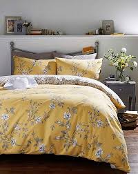 5 out of 5 stars (169) $ 75.00 free shipping only 2 available and it's in 2 people's carts. Yellow And Grey Bedding Set With Floral Print Bed Sheets Materials Bedlinen Bedspreads Bedroom D Yellow And Gray Bedding Duvet Cover Sets Duvet Bedding