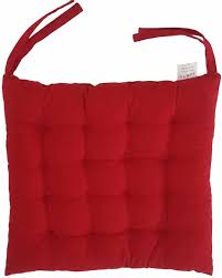 Hurrise inflatable anti haemorrhoids cushion,round chair pad hip support hemorrhoid seat cushion with pump,blue. Catereco Cottone 100 Cotton Chair Pads With Ties Set Of 12 16 X 15 Round Square Extra Comfortable Soft Seat Cushions Ergonomic Pillows For Rocking Dining Camping Kitchen Chairs Red Wayfair