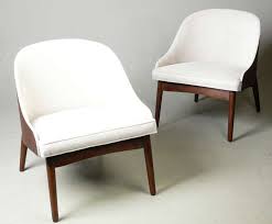 Pair Of 1960s Walnut Cased Barrel Back Chairs 1stdibs Com Vintage Lounge Chair Armchair Furniture Chair